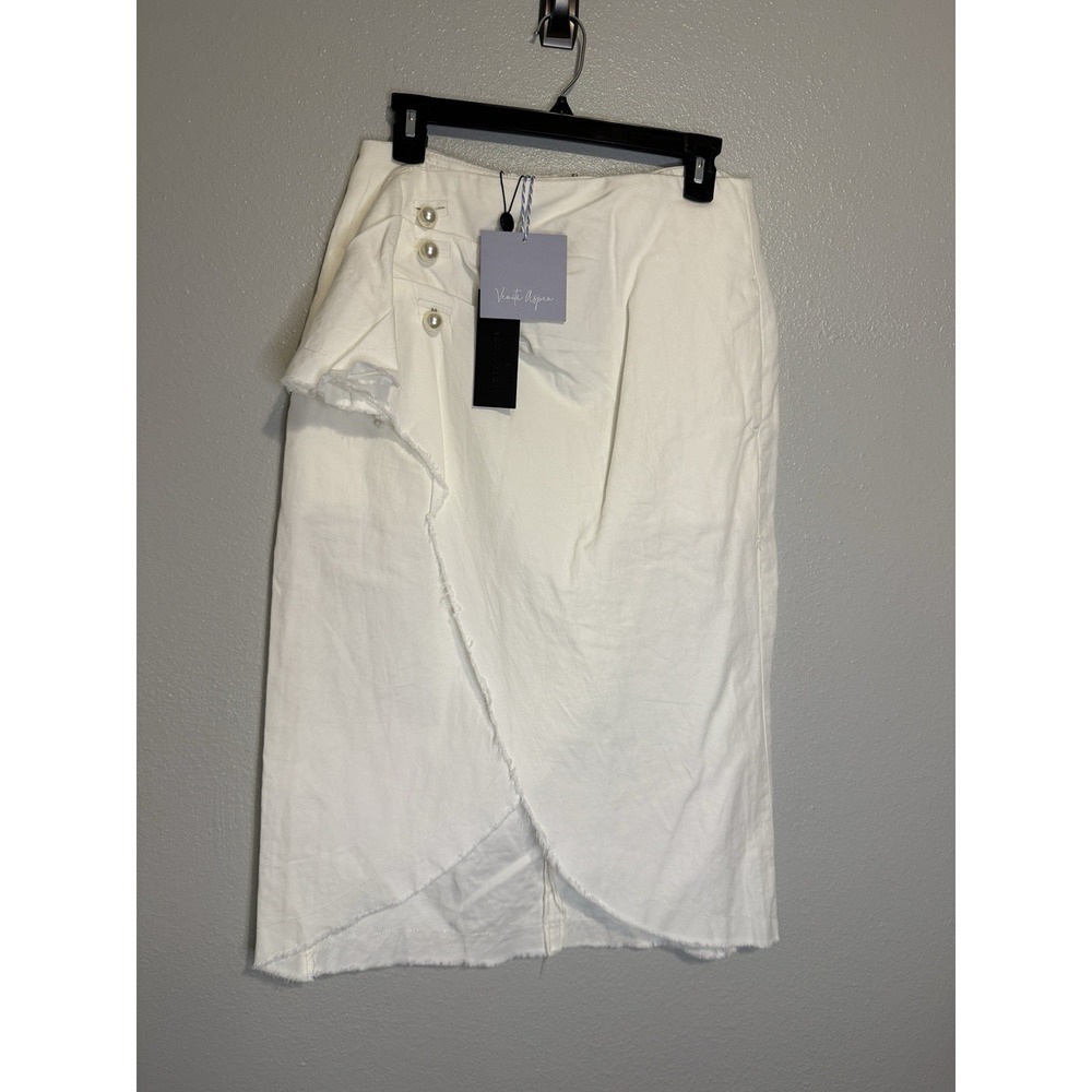 Gianni Bini x Venita Aspen Jessamine Skirt NWT $129 Egypt Cotton Linen Size 6